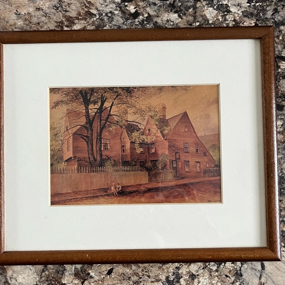 The  House of the Seven Gables Art Print